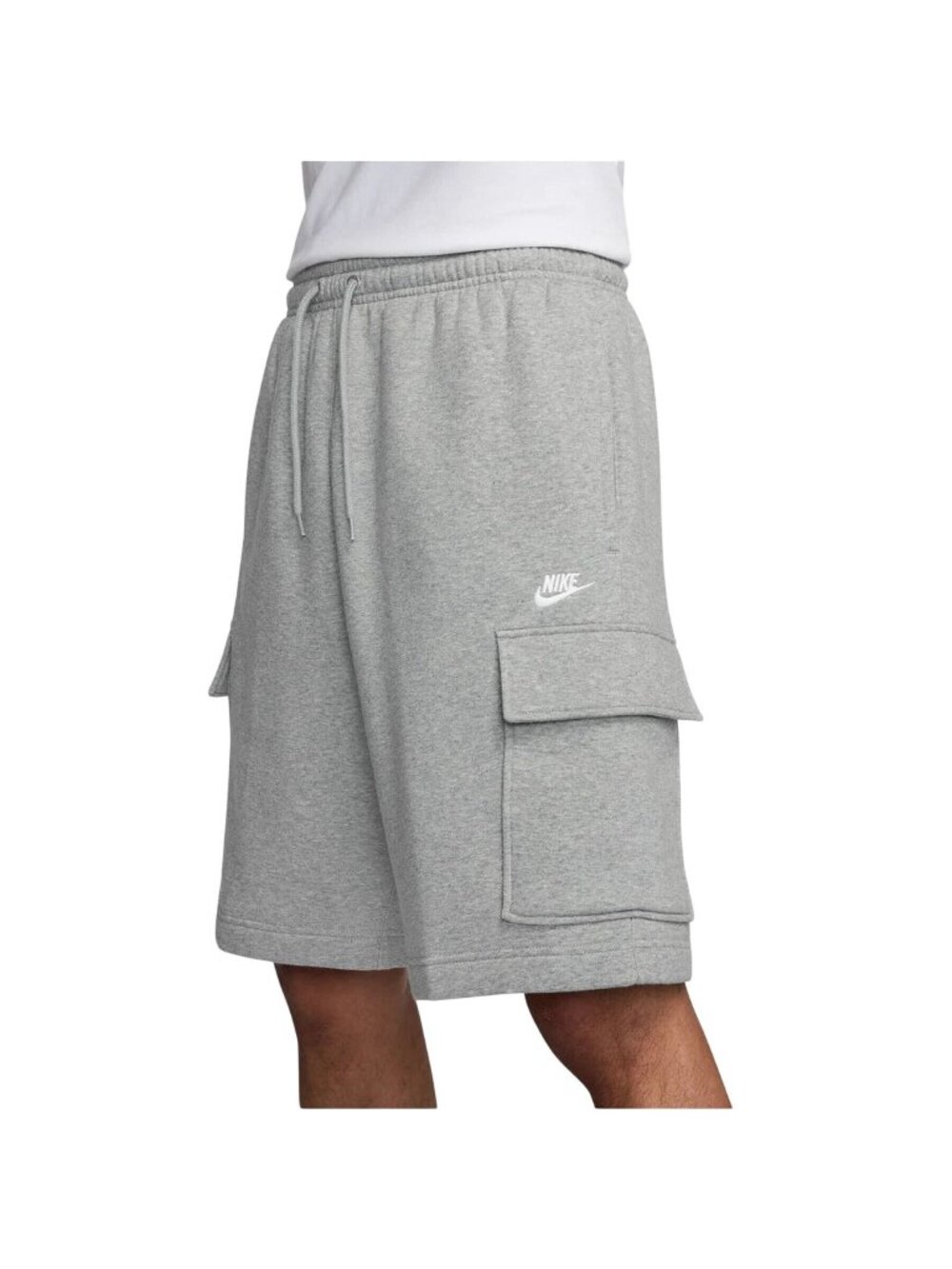 Nike Men's Sportswear Club Fleece Cargo Shorts Grey Size M NEW WITH TAGS!